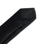 accessoire de mode en soie noir