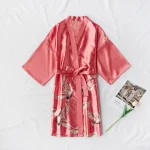 peignoir de luxe en soie