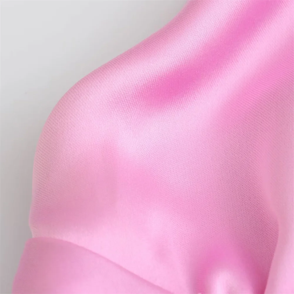 robe en soie colorée