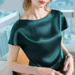 blouse en soie raffinée