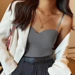débardeur soyeux taille L