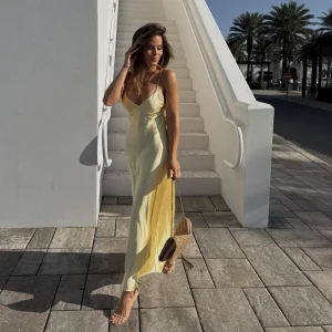 robe en soie longue