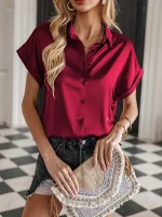 chemise en soie élégante