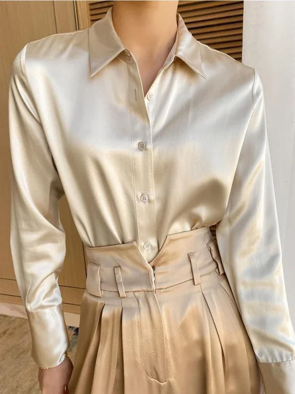 chemise en soie chic