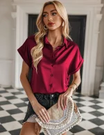 haut en soie chic
