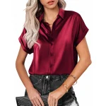 chemise en soie élégante