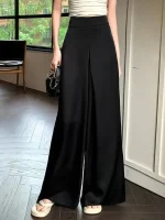pantalon en soie élégant
