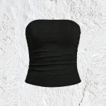 top moulant simple en soie