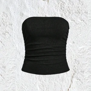 top moulant simple en soie