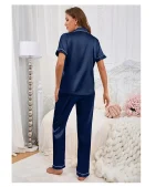 ensemble de pyjama en soie