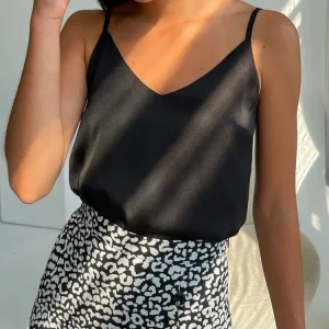 top en soie simple
