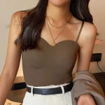 top en soie taille L