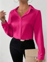 chemise chic en soie