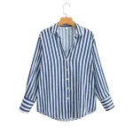 soie rayée chemise