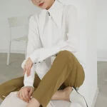 blouse en soie mode élégante